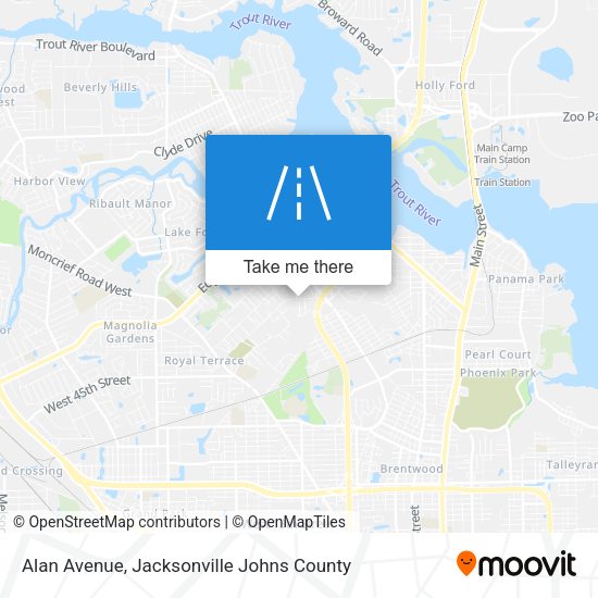 Mapa de Alan Avenue