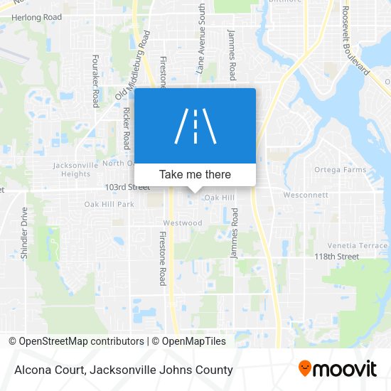 Alcona Court map
