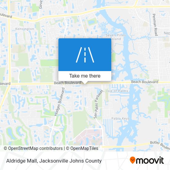 Mapa de Aldridge Mall
