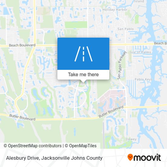 Alesbury Drive map