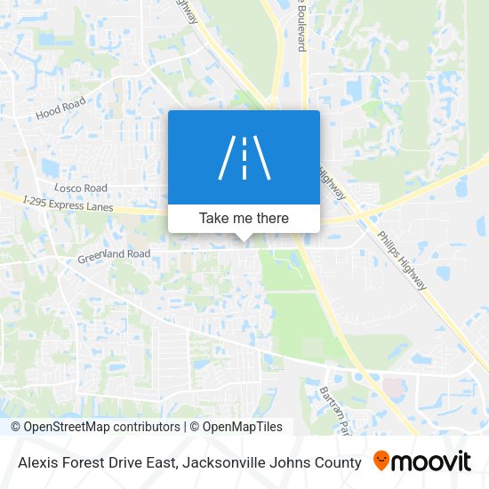 Mapa de Alexis Forest Drive East
