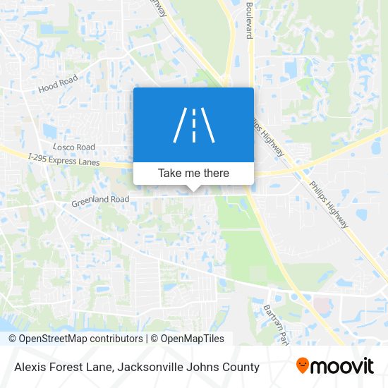 Alexis Forest Lane map