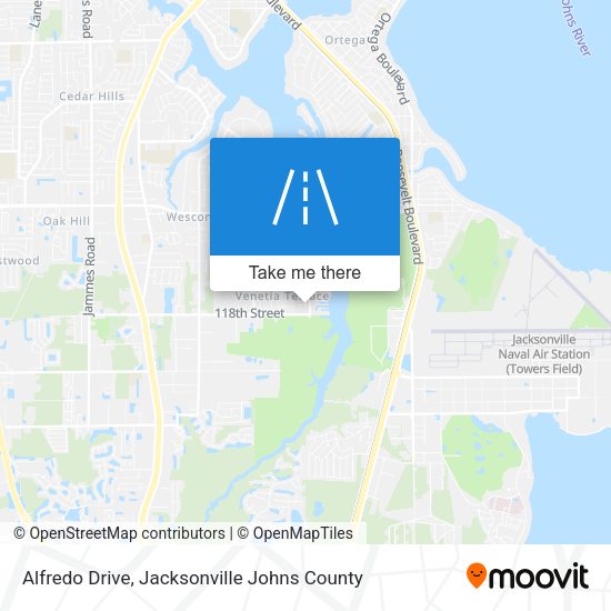 Mapa de Alfredo Drive