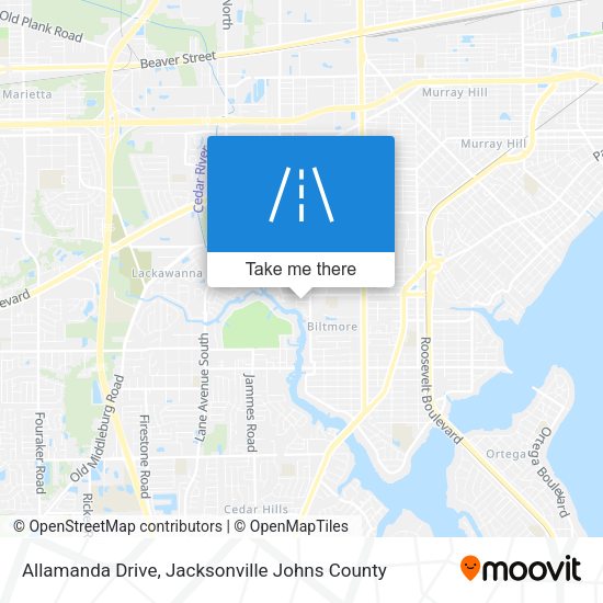 Allamanda Drive map
