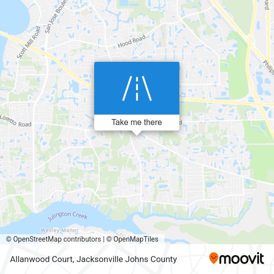 Allanwood Court map