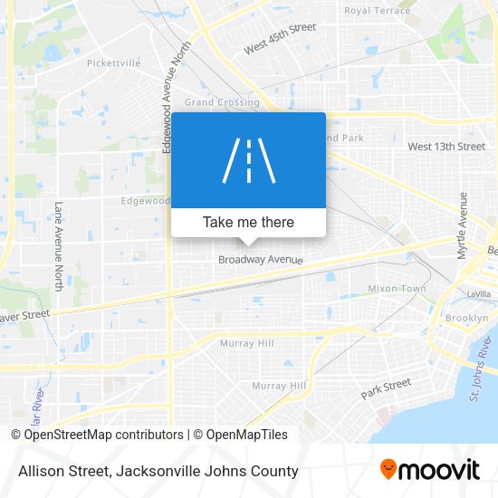 Allison Street map