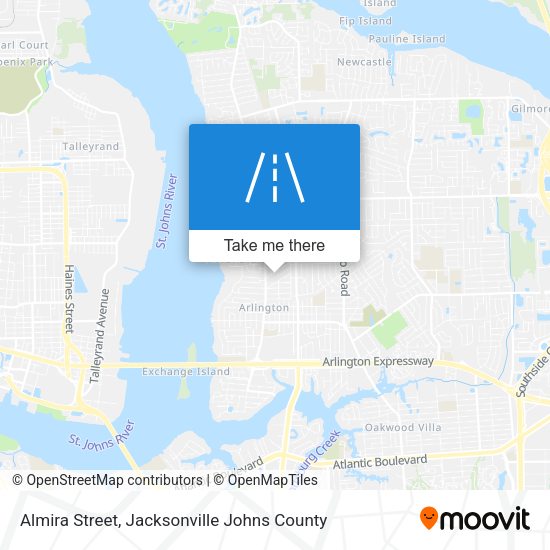 Almira Street map