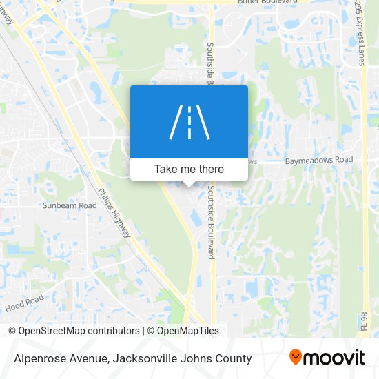 Alpenrose Avenue map