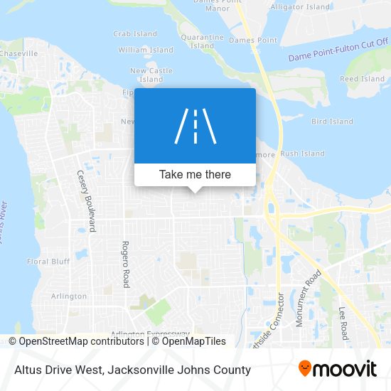 Mapa de Altus Drive West