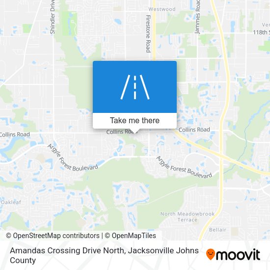 Amandas Crossing Drive North map