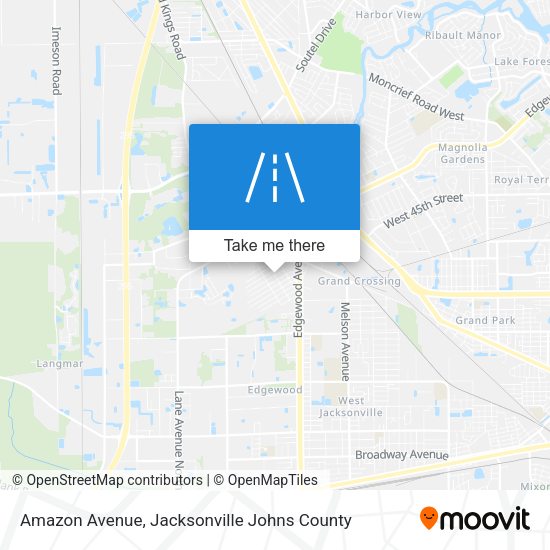 Mapa de Amazon Avenue