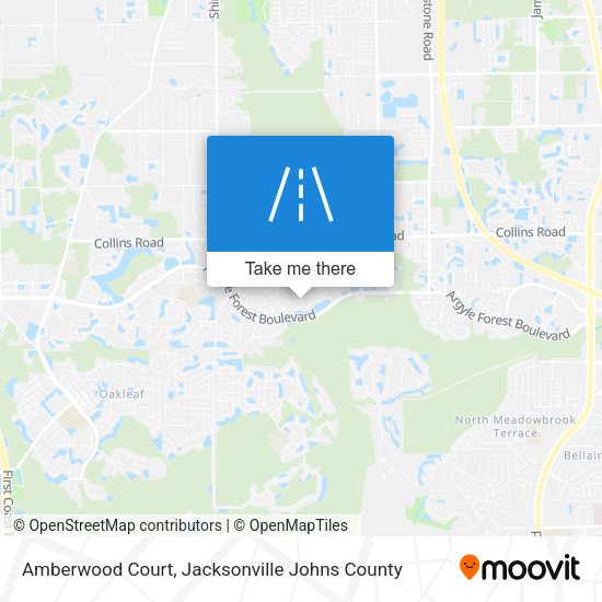 Amberwood Court map