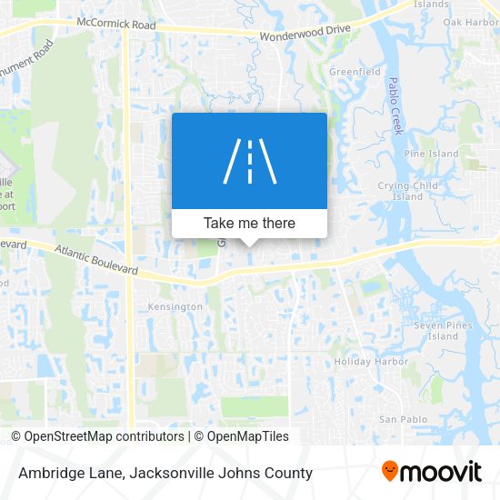 Ambridge Lane map