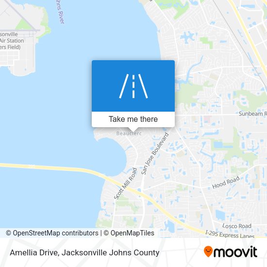 Amellia Drive map