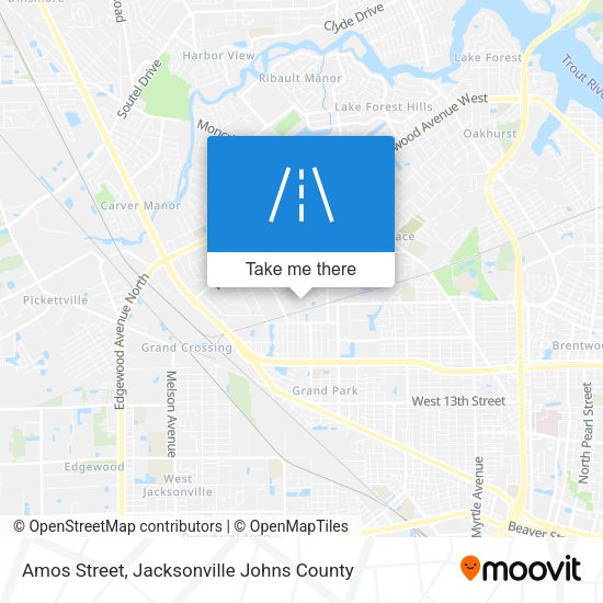 Amos Street map