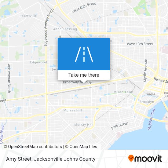 Amy Street map