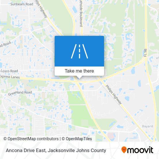 Ancona Drive East map