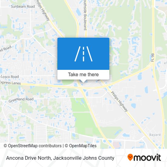 Ancona Drive North map