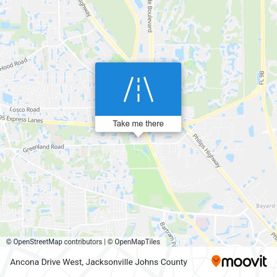 Mapa de Ancona Drive West