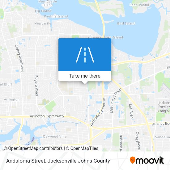 Andaloma Street map