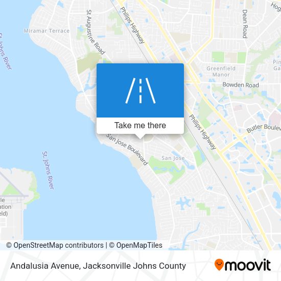Mapa de Andalusia Avenue