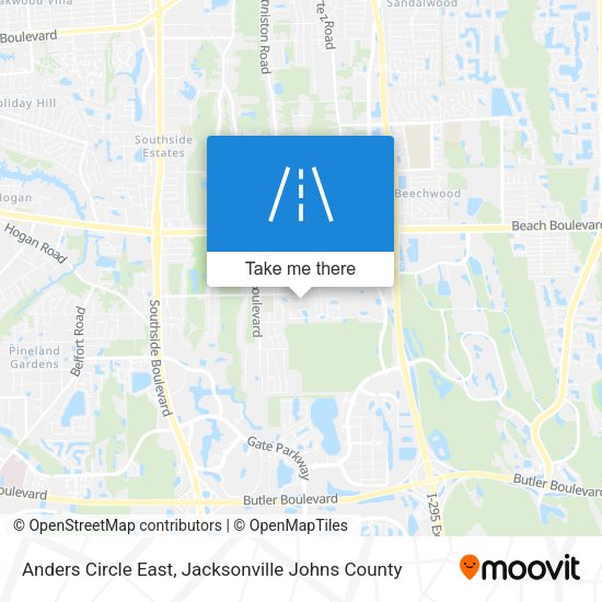 Anders Circle East map