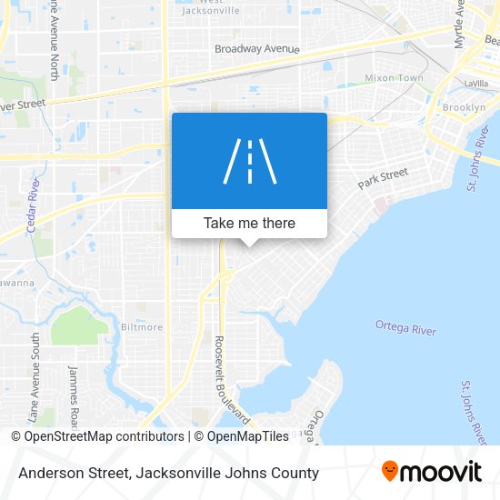 Anderson Street map