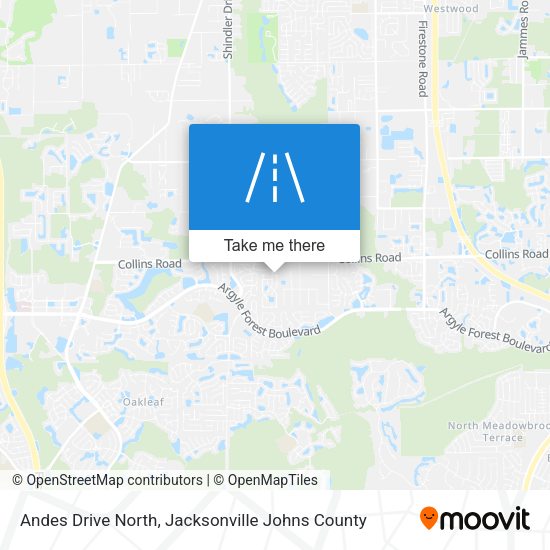 Mapa de Andes Drive North