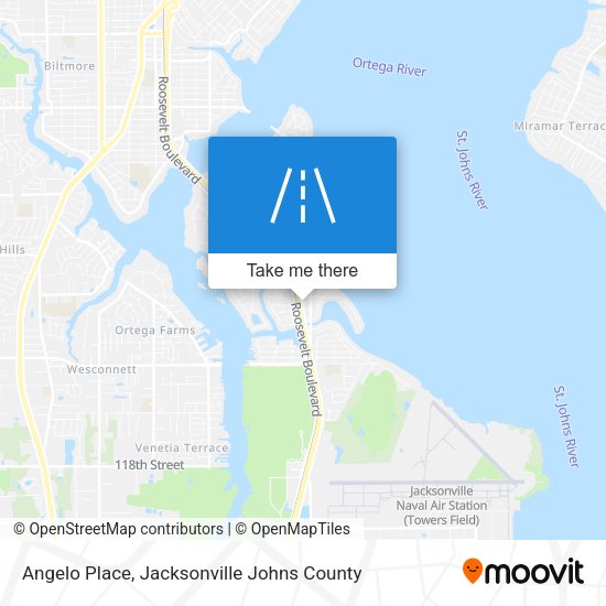 Angelo Place map