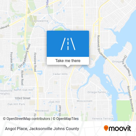 Angol Place map