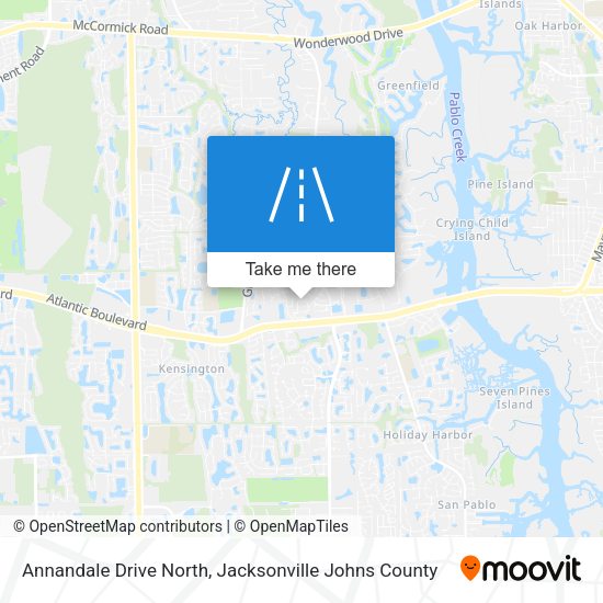 Annandale Drive North map