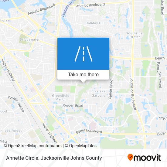 Annette Circle map