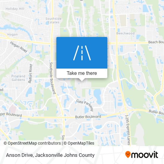 Mapa de Anson Drive