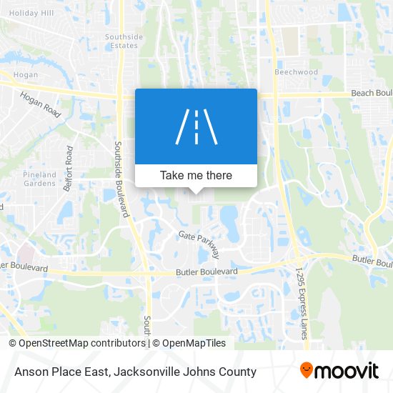 Anson Place East map