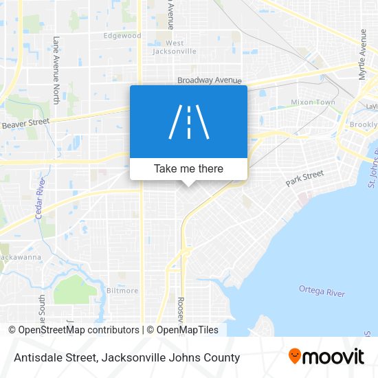 Antisdale Street map