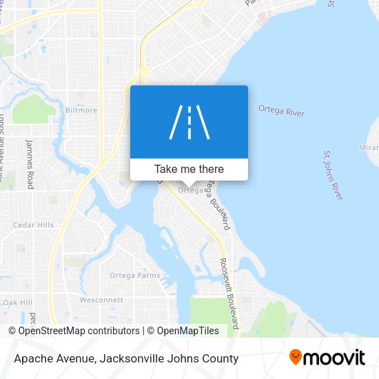Apache Avenue map