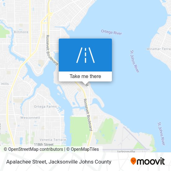 Mapa de Apalachee Street