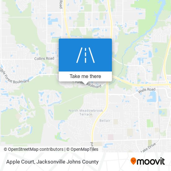 Apple Court map