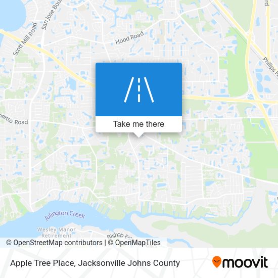 Mapa de Apple Tree Place