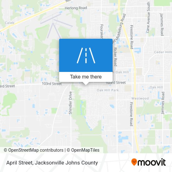 April Street map