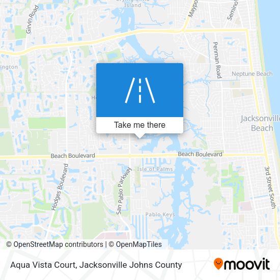 Mapa de Aqua Vista Court
