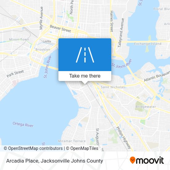 Mapa de Arcadia Place