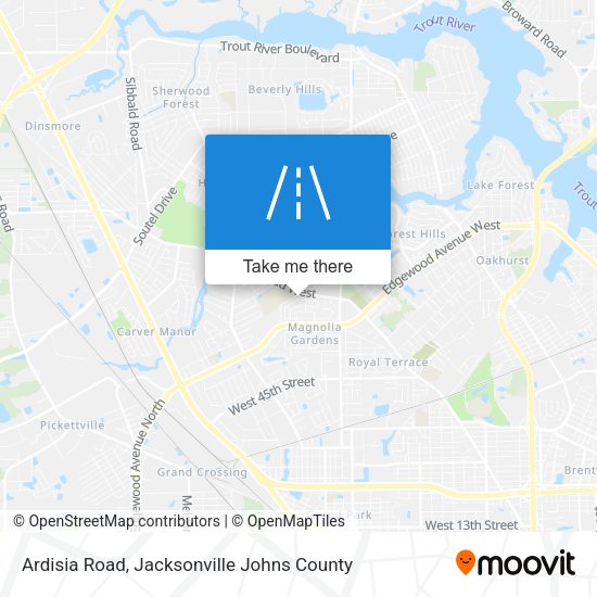 Mapa de Ardisia Road