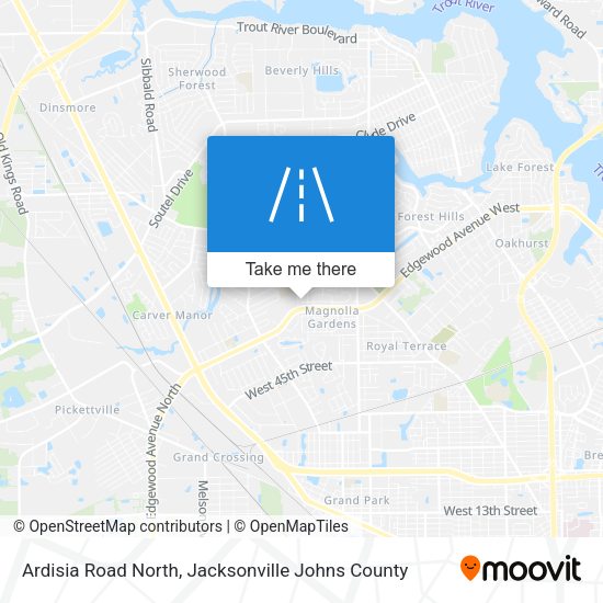 Mapa de Ardisia Road North