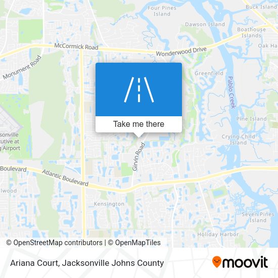 Mapa de Ariana Court