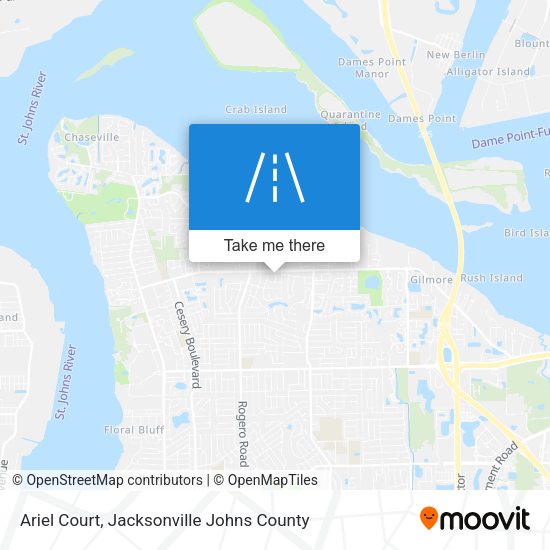 Ariel Court map