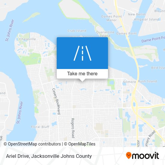 Ariel Drive map
