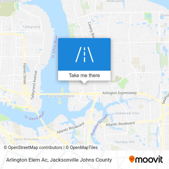 Arlington Elem Ac map