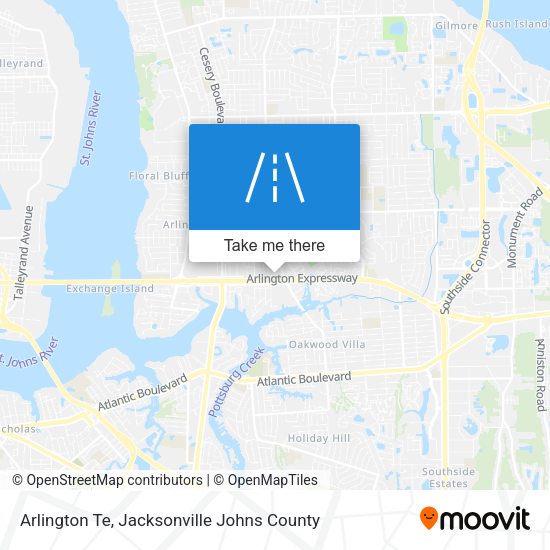 Mapa de Arlington Te