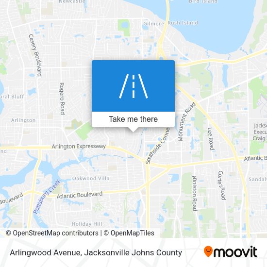 Mapa de Arlingwood Avenue